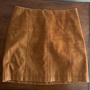 Suede mini skirt, Madewell, size 2